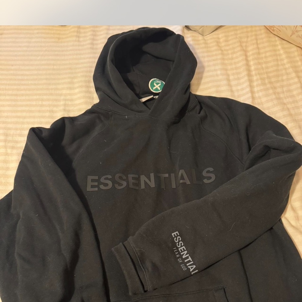 Fear of God Essentials black Hoodie
